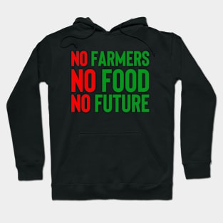 NO FARMERS NO FOOD NO FUTURE - FARMERS PROTEST Hoodie